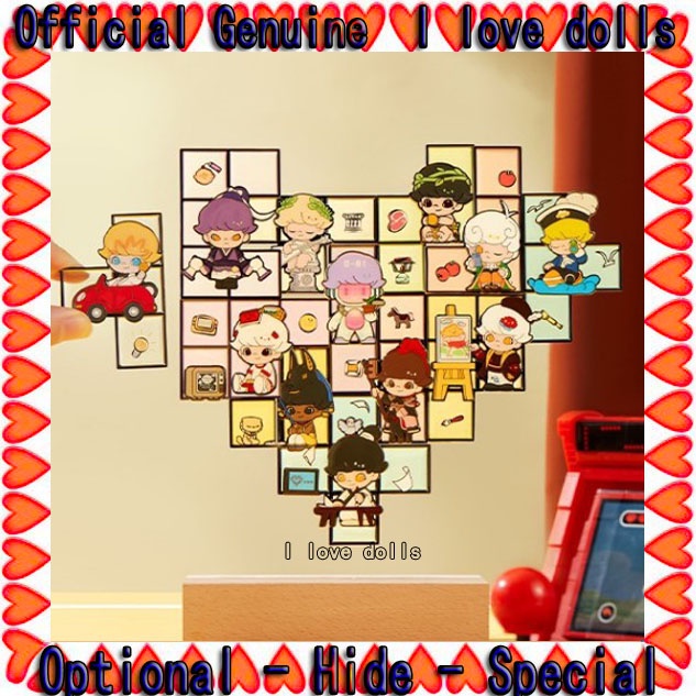 Dimoo Time Travel แม่เหล็กติดตู้เย็น รุ่นป๊อปมาร์ท [ของแท้] ตุ๊กตาฟิกเก ...