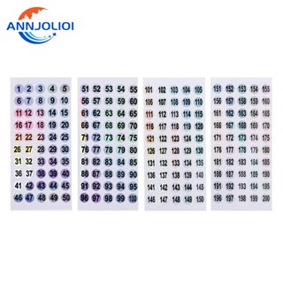 Ann สติกเกอร์ฉลาก ทรงกลม มีกาวในตัว 1 ถึง 200 ชิ้น