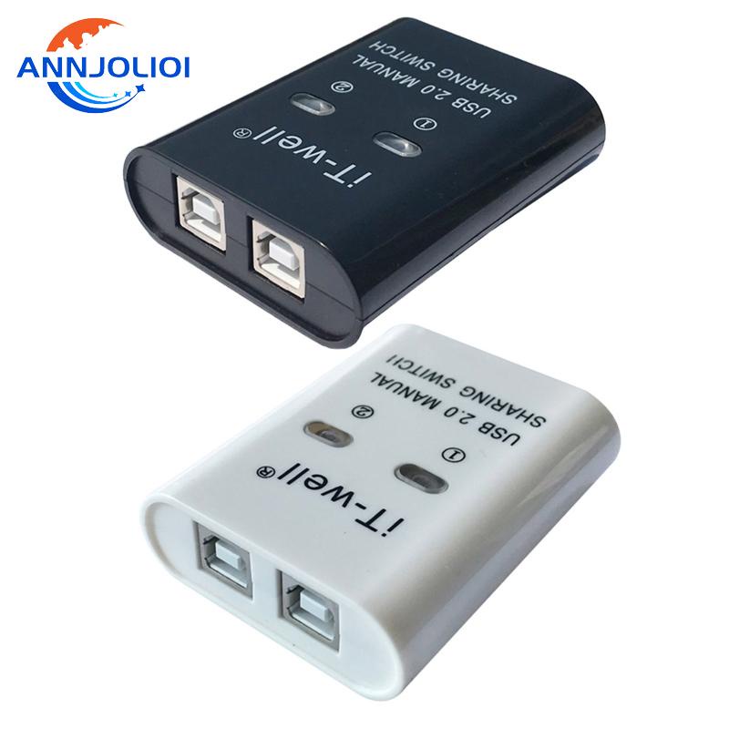 ann-สวิตช์ฮับแปลงข้อมูล-usb-2-in-1-สําหรับเครื่องพิมพ์