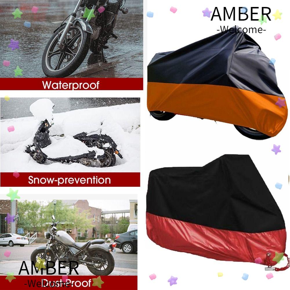 amber-ผ้าคลุมรถมอเตอร์ไซค์-กันฝน-กันน้ํา-กันขโมย-ทนทาน