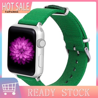 &lt;CarFashion&gt; สายนาฬิกาข้อมือไนล่อน ปรับได้ แบบเปลี่ยน สําหรับ Apple Watch