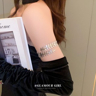 สร้อยข้อมือ โลหะ รูปกิ่งไม้ ใบไม้ ดีไซน์ไม่ซ้ําใคร สไตล์เท่ ระดับไฮเอนด์ ขายส่ง