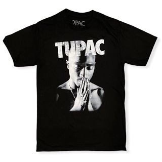 เสื้อยืด พิมพ์ลายกราฟฟิค Tupac Shakur สไตล์ฮิปฮอป สําหรับผู้ชาย 2 ชิ้น
