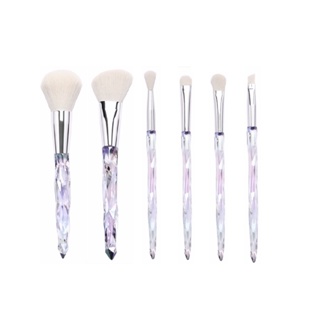 MEI LINDA DIAMOND GLAZE COLLECTION BRUSH #MD4231 : meilinda เมลินดา แปรงแต่งหน้า ขนนุ่ม x 1 ชิ้น             abcmall