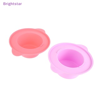 Brightstar ชามแว็กซ์ซิลิโคน ทนความร้อน ใช้ซ้ําได้ แบบเปลี่ยน สําหรับกําจัดขน