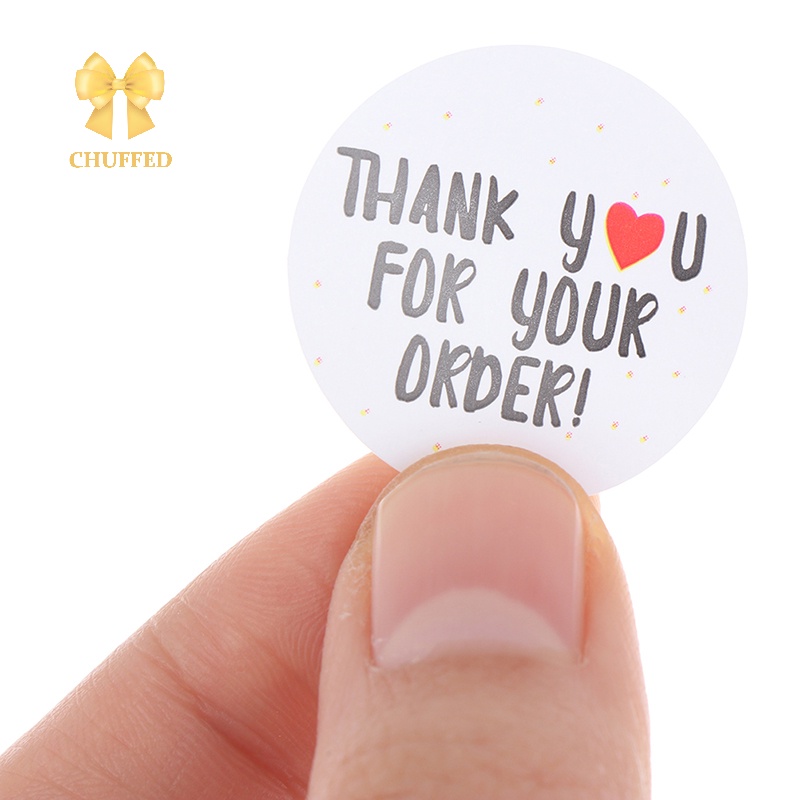 chuffed-gt-ม้วนฉลากซีลถุงของขวัญ-ลาย-thank-you-for-your-order-500-ชิ้น-ต่อม้วน