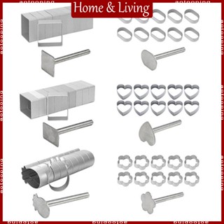 Aotoo ชุดแม่พิมพ์กด สําหรับทําแซนวิช ขนมปัง บิสกิต แขก