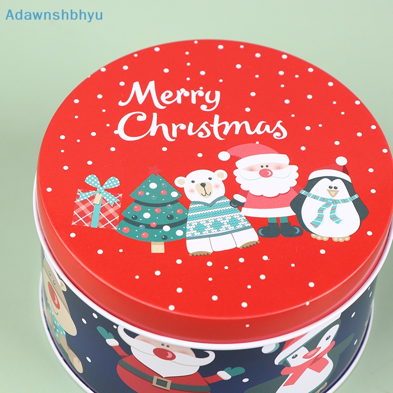 adhyu-กล่องเก็บขนมคุกกี้-ลูกอม-รูปซานต้าครอส-สโนว์แมน-ของขวัญคริสต์มาส-สําหรับเด็ก-1-ชิ้น