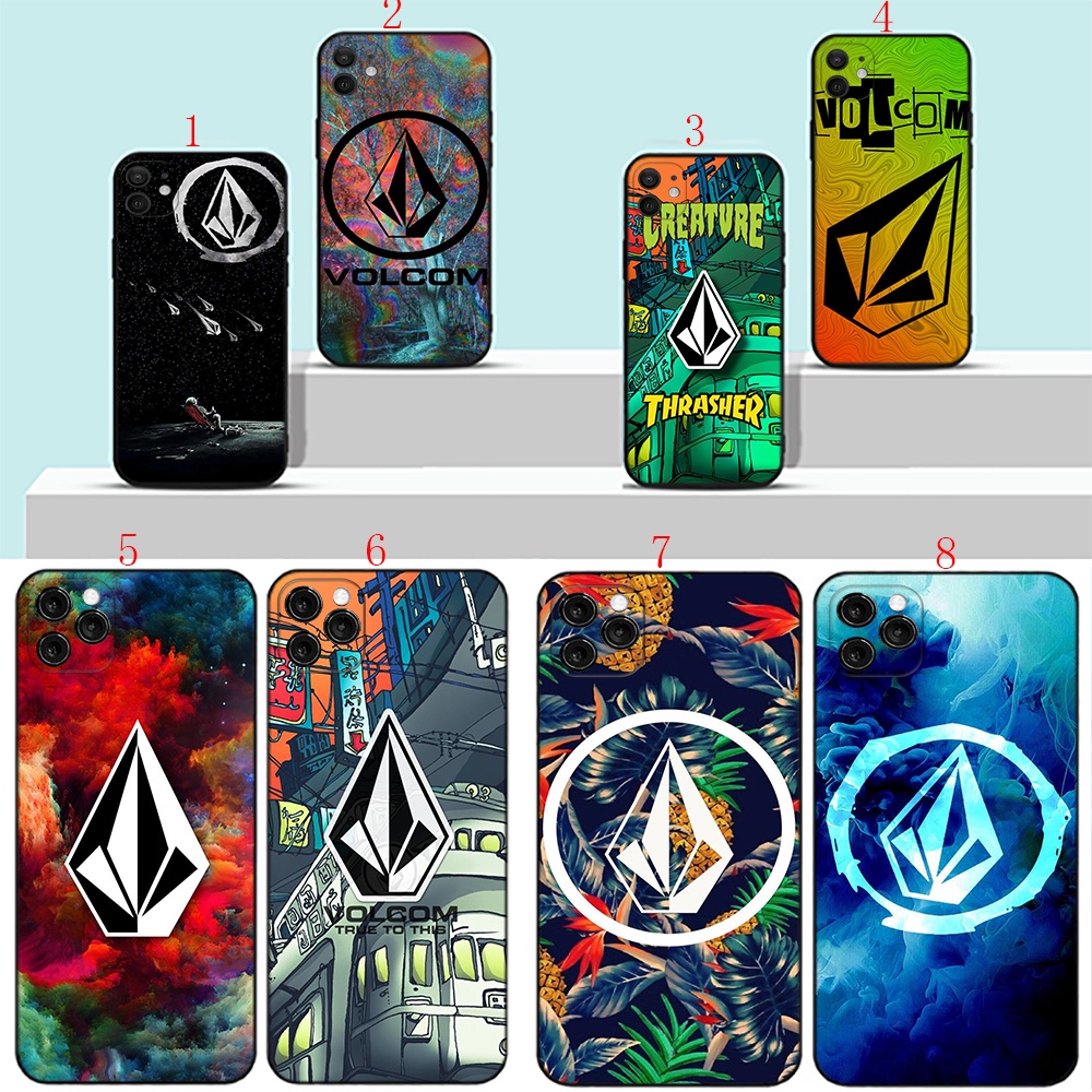 เคสโทรศัพท์มือถือแบบนิ่ม-ลายอะนิเมะ-volcom-สีดํา-สําหรับ-iphone-15-15-pro-max-15-plus-h13