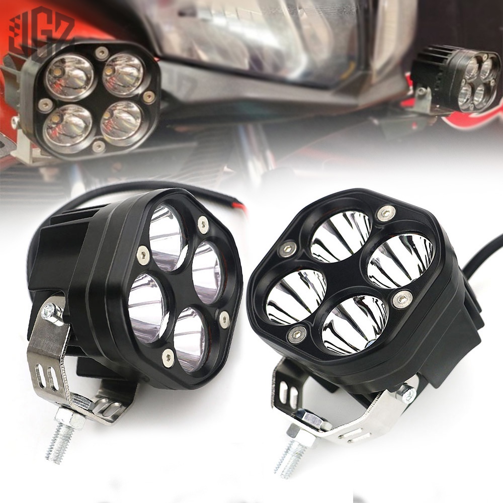 ไฟเลเซอร์ LED 40W 40W กันน้ํา สําหรับติดด้านหน้ารถจักรยานยนต์ HONDA ADV ...