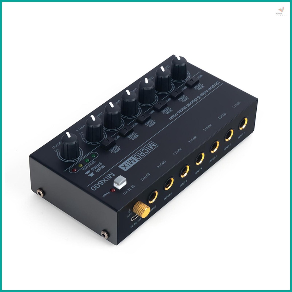 Compact Stereo Line Mixer Perfect for SubMixing Guitars, Bass