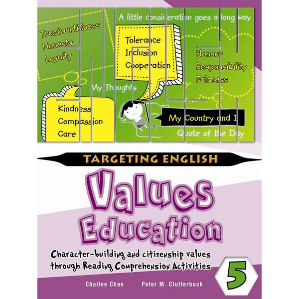 bundanjai-หนังสือภาษา-targeting-english-values-education-book-5-p