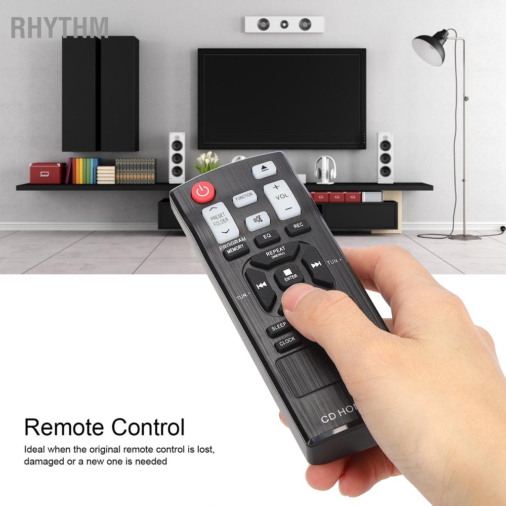 Rhythm รีโมทคอนโทรล แบบพกพา สวมใส่ทน รีโมทคอนโทรลสำหรับ LG CD Home