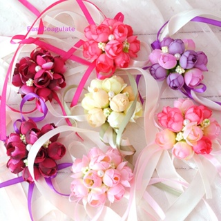 กําไลข้อมือ ประดับดอกไม้ สวยงาม สําหรับเพื่อนเจ้าสาว งานแต่งงาน