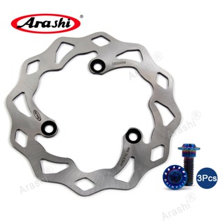 Arashi ดิสก์เบรกหลัง CNC 220 มม. สําหรับ KAWASAKI NINJA 250 R 2008 2009 2010 2011 2012 Z 250 SL ABS Z250SL 2015-2017 Z300SL Z 300 SL ABS 2015 2016 2017 2018