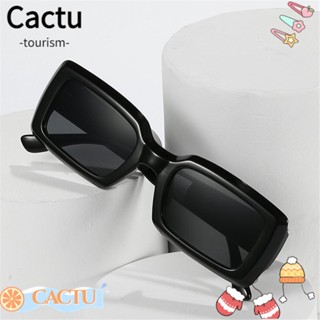 Cactu แว่นตากันแดด UV400 ทรงสี่เหลี่ยมผืนผ้า ขนาดเล็ก สําหรับผู้ชาย และผู้หญิง