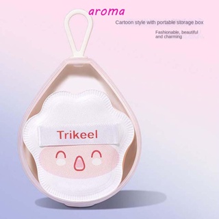 Aroma พัฟแต่งหน้า รูปอุ้งเท้าแมว แบบพกพา สําหรับแต่งหน้า