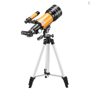 Andoer-2 70mm Large Aperture Monocular Telescope with Tripod and Teleconverter for Star Gazing and Bird Watching
