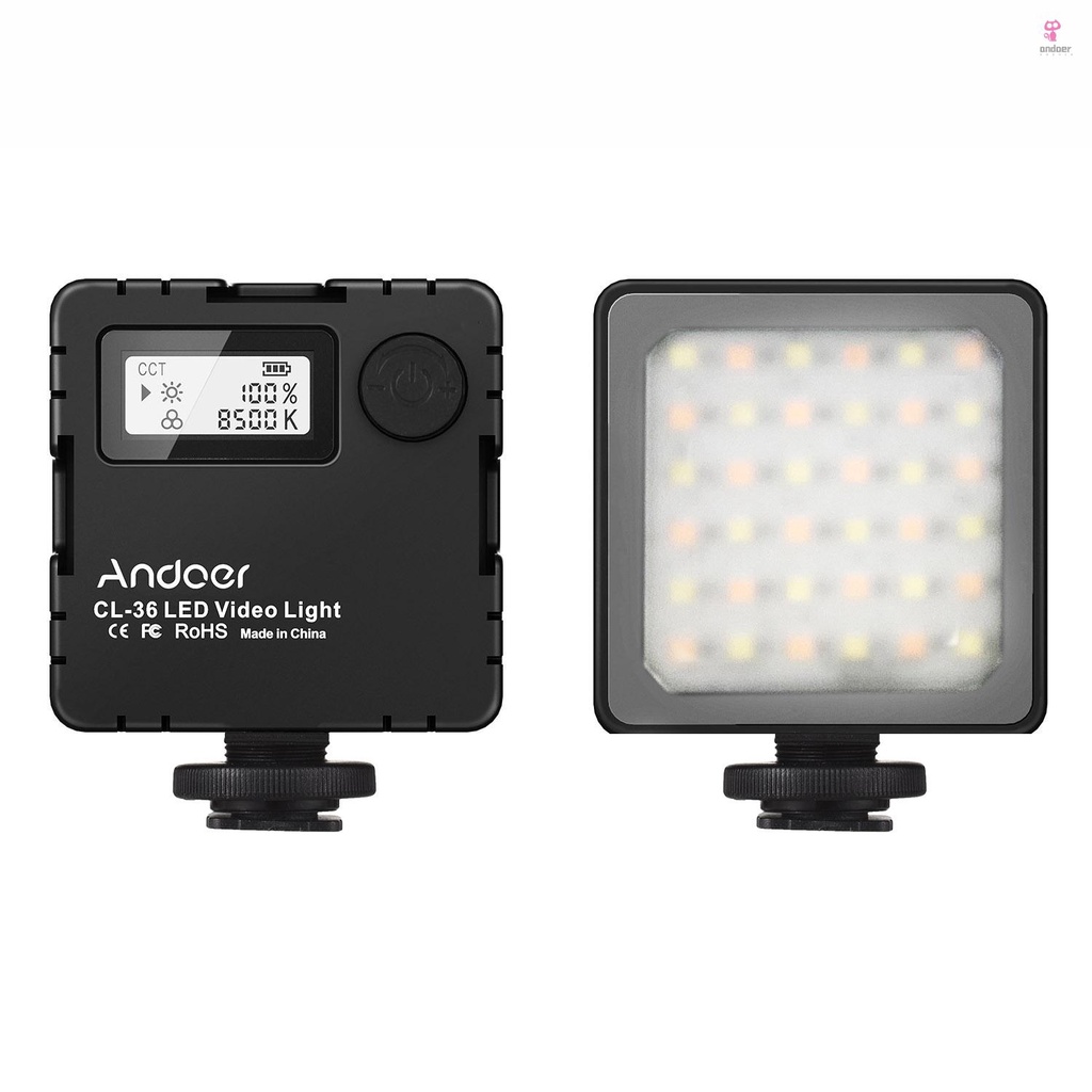 andoer-cl-36-mini-led-video-light-2800k-8500k-dimmable-photography-lamp-with-rechargeable-battery
