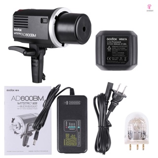 Godox Outdoor Flash Strobe 600WS GN87 HSS 1/8000s - Wireless X System with 9000mAh Li-ion Battery - Flash Lamp for Professional Photography
