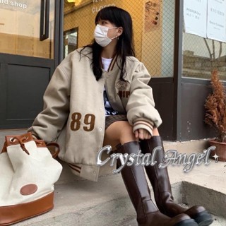Crystal  เสื้อกันหนาว แขนเสื้อยาว แบบสบาย ๆ เกาหลีค่ะ 2023 NEW  Korean Style Comfortable สบาย ทันสมัย A26K00G 36Z230909