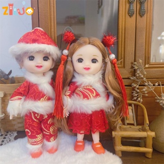 ตุ๊กตาเจ้าหญิง Bjd 1/8 สไตล์จีน ขนาด 16 ซม. เหมาะกับของขวัญวันเกิด สําหรับเด็กผู้หญิง วันคริสต์มาส ปีใหม่ Bjd MHX7