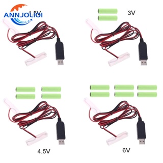 Ann 1 5V 3V 4 5V 6V AA แบตเตอรี่กําจัดสาย EU สําหรับของเล่นไฟหน้า LED อิเล็กทรอนิกส์