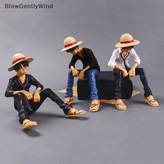 Blowgentlywind โมเดลฟิกเกอร์ Pvc รูปการ์ตูนอนิเมะ One Piece Luffy Monkey D Luffy Sabo Ace สําหรับตกแต่งเค้ก รถยนต์