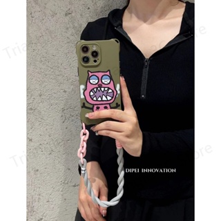 เคสโทรศัพท์มือถือ กันกระแทก พร้อมสายคล้องมือ ลายปีศาจน้อย สําหรับ Iphone 14 pro max 13 12 11 14Promax 11 12 13