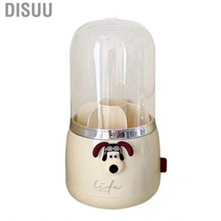 Disuu Makeup Brush Storage Holder  Dustproof Clear Easy To Clean  Yellow Multifunctional Stylish Box with Dog Head  for Desktop Dormitory