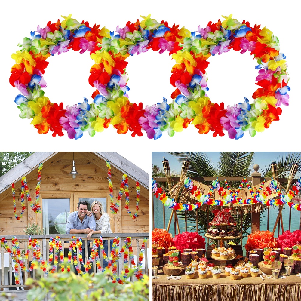3pcs-3m-comfortable-home-decor-hanging-ornaments-diy-craft-artificial-flower-indoor-outdoor-luau-party-hawaiian-lei