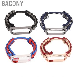 Bacony Umbrella Cord Wrist Strap  Fashionable Appearance Wristband Adjustable for Mi Band 6/5 NFC Watch