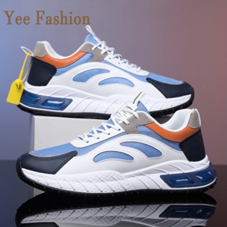 YEE Fashion รองเท้าผ้าใบผู้ชาย รองเท้าลำลองผู้ชาย  ท้าผ้าใบแฟชั่น สไตล์เกาหลี กีฬากลางแจ้ง ทำงาน ท้าลำลอง XYD2390MR6 37Z230911