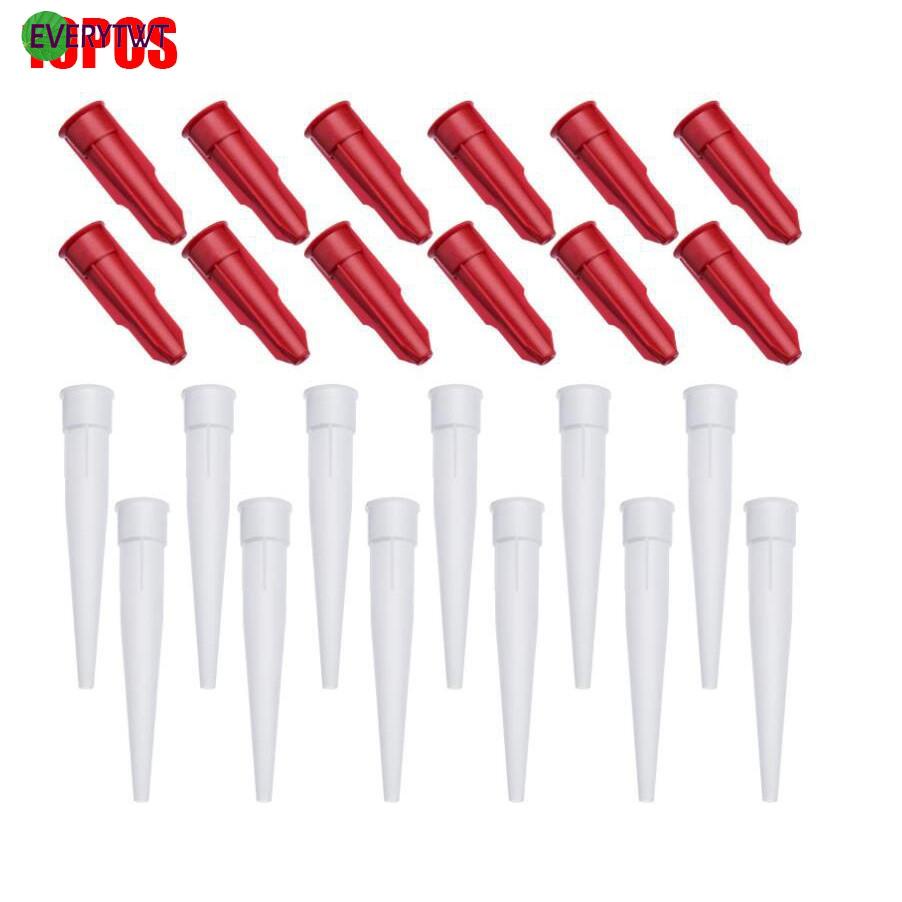 new-tube-nozzle-cap-10pcs-10x-accessories-re-sealable-replacement-silicone