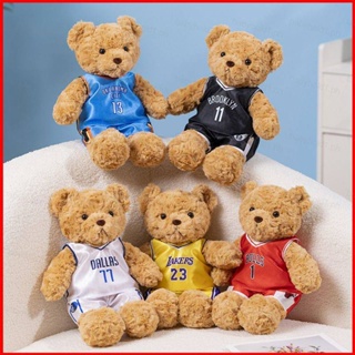 เสื้อกีฬาคอสเพลย์ การ์ตูนหมี NBA Stars Jerseys Jordan James Irving เหมาะกับของขวัญ สําหรับตกแต่งบ้าน