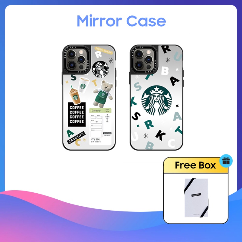 casetify-เคสโทรศัพท์มือถือแบบกระจกแข็ง-ลายโลโก้กาแฟ-สีเขียว-สําหรับ-iphone-11-12-13-14-15-plus-pro-max