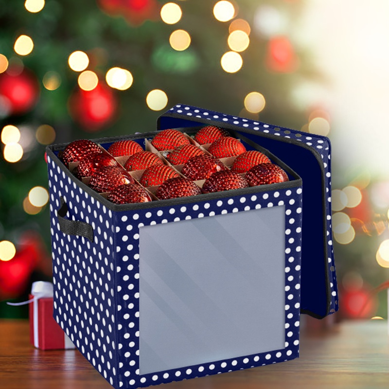 กล่องเก็บลูกบอลคริสต์มาส-ผ้าออกซ์ฟอร์ด-36-ช่อง-สําหรับตกแต่งคริสต์มาส