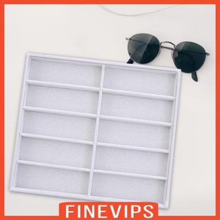 [Finevips] ถาดเก็บแว่นตากันแดด 10 ช่อง สําหรับโชว์แว่นตา