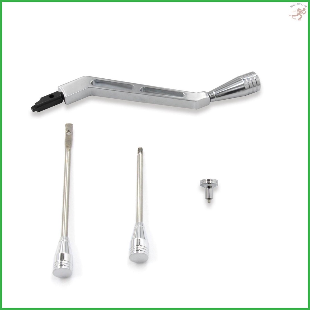 Black Aluminum Column Shifter Kit For GM 1967-1994 - Includes Turn Signal, Tilt Lever & Flasher Knob