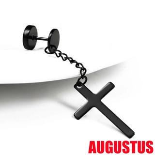 Augustus เครื่องประดับต่างหูสแตนเลสจี้ทรงเรขาคณิตหลากสี 1 ชิ้น