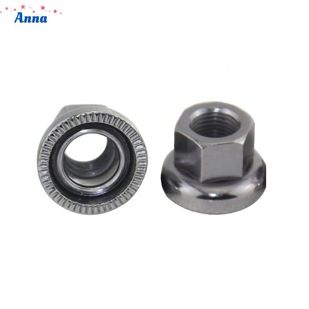 【Anna】Nut Hub 1 Pair Axle Fastener Fixed For Bolt M10 Screw Washer ...