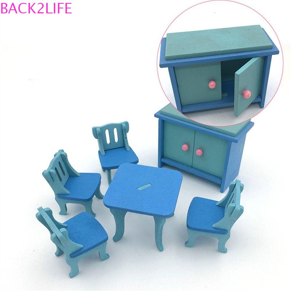 back2life-เฟอร์นิเจอร์ไม้-1-12-สําหรับตกแต่งบ้านตุ๊กตา-ห้องนอน-ร้านอาหาร