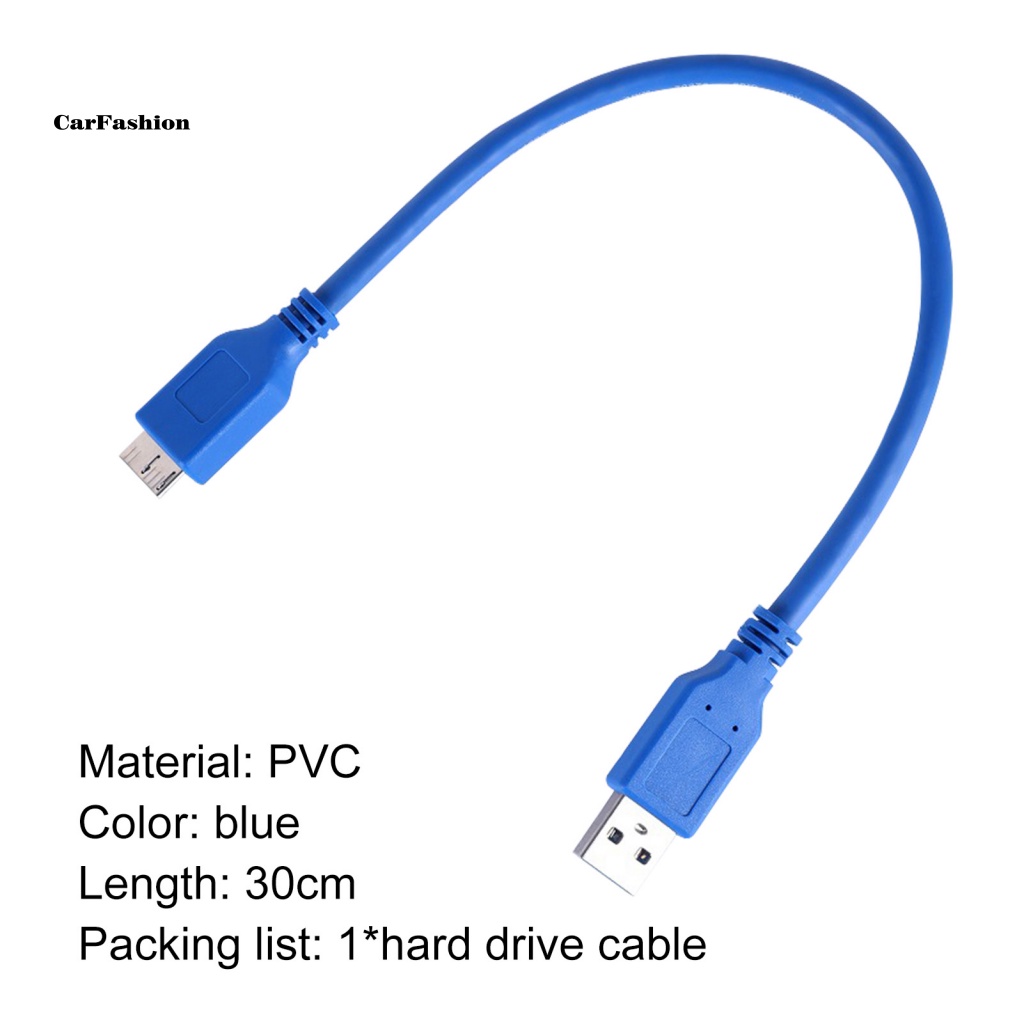 lt-carfashion-gt-สายเคเบิลเชื่อมต่อฮาร์ดดิสก์-usb-30-ความเร็วสูง-am-ตัวผู้-เป็น-micro-b-สําหรับคอมพิวเตอร์