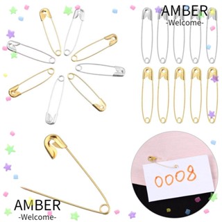 Amber เข็มโลหะ ขนาดเล็ก อุปกรณ์เสริม สําหรับเย็บผ้า 200 ชิ้น