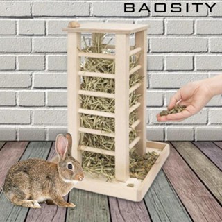 [Baosity] เครื่องให้อาหารกระต่าย แบบไม้ ขนาดเล็ก สําหรับหนูแฮมสเตอร์