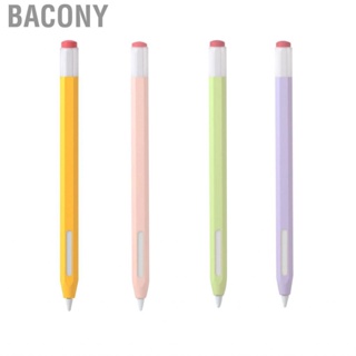 Bacony For OS X Pencil Cover Cute Retro Style Hex Shaped Nonslip Silicone Full Protection Case for