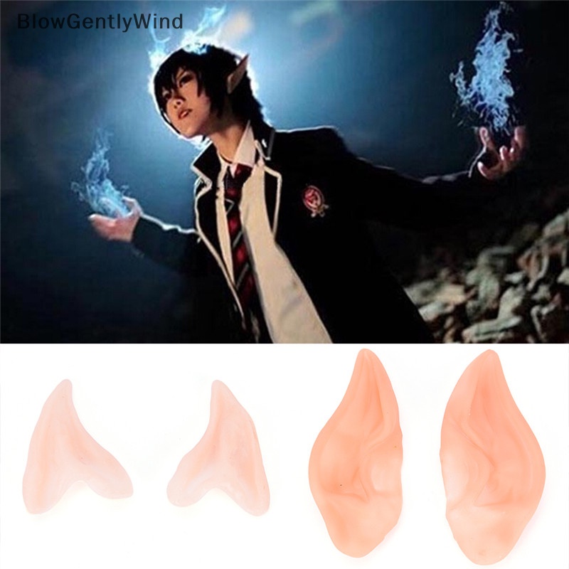 blowgentlywind-พร็อพหูเอลฟ์ยาง-พร็อพคอสเพลย์-สําหรับปาร์ตี้ฮาโลวีน-bgw