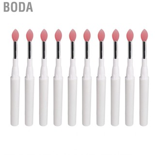 Boda Lip Brushes Applicator 10Pcs Brush Set Portable Eyebrow Applicators.