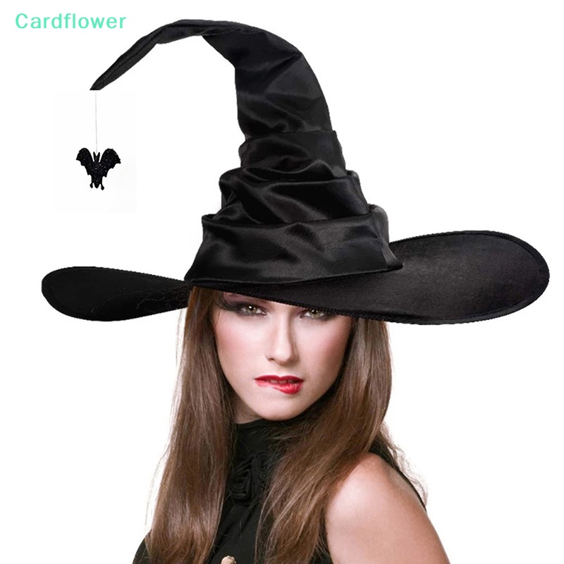 lt-cardflower-gt-หมวกแม่มด-แบบพับ-สีดํา-เหมาะกับงานปาร์ตี้ฮาโลวีน-สําหรับผู้ชาย-และผู้หญิง