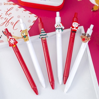 [Interesting] ปากกาเจล ลายการ์ตูนคริสต์มาส ซานตาคลอส สโนว์แมน ของขวัญคริสต์มาส เครื่องเขียน สําหรับโรงเรียน สํานักงาน